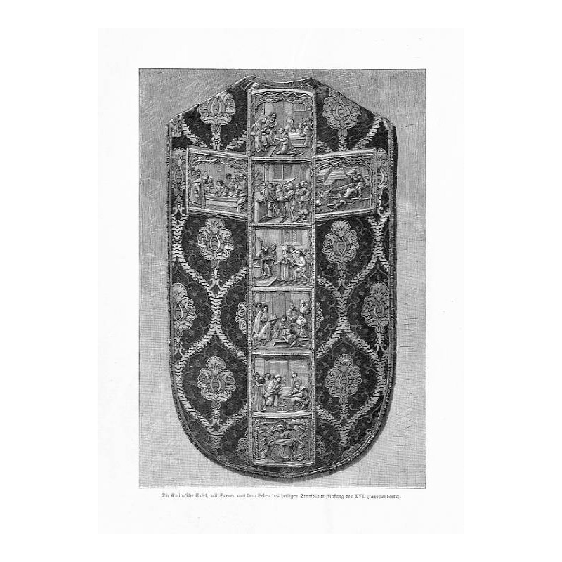 "Die Kmita'sche Casel, mit Scenen aus dem Leben des heiligen Stanislaus (Anfang des XVI. Jahrhunderts)."