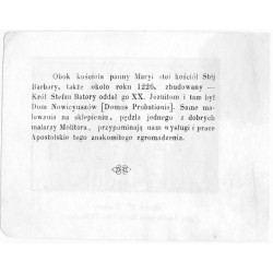 "5. Kościoł S.-téj Barbary przy Kościele panny Maryi (daw. OO. Jezuitów.)"