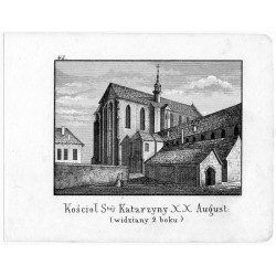 "42. Kościoł Stéj Katarzyny XX August: (widziany Z boku)"