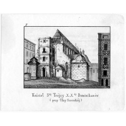 "7. Kościoł S-téj Trójcy XX ży Dominikanów (przy Ulicy Szerokiéj.)"