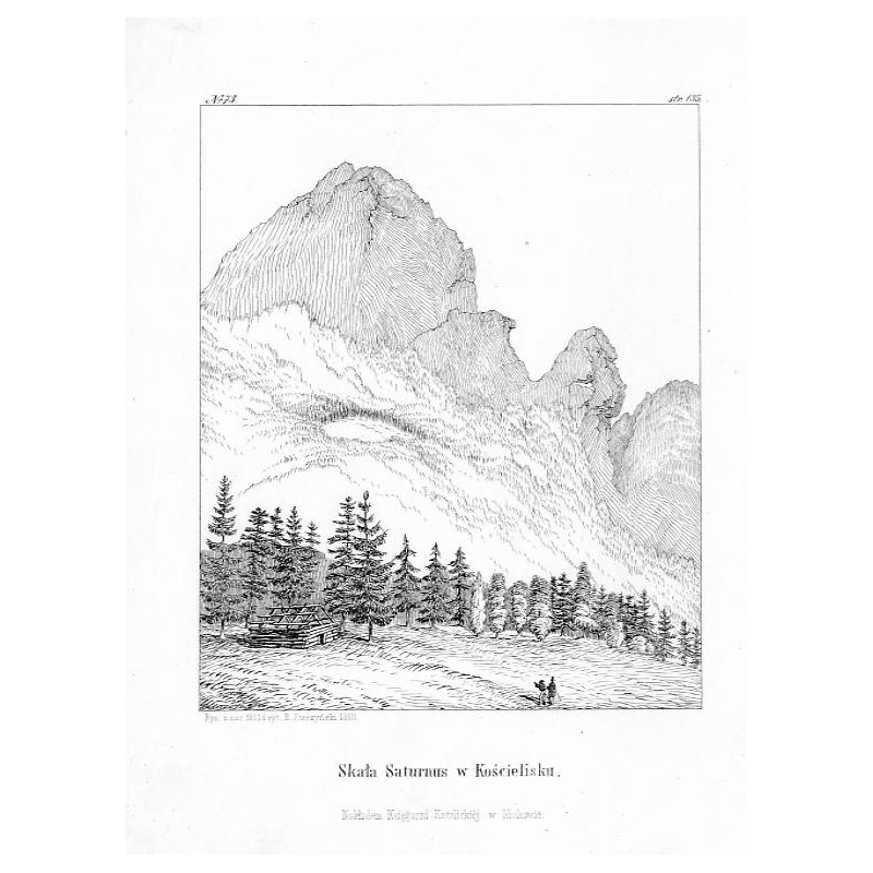 "Nr 73. Skała Saturnus w Kościelisku."