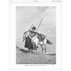 "Zaporożec. Podług akwarelli J. Brandta, rysował W. Szerner (4992)"