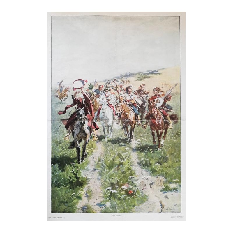 Pochód weselny Józef Brandt. Tygodnik Ilustrowany / "POCHÓD WESELNY JÓZEF BRANDT. Tygodnik illustrowany"