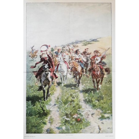Pochód weselny Józef Brandt. Tygodnik Ilustrowany / "POCHÓD WESELNY JÓZEF BRANDT. Tygodnik illustrowany"
