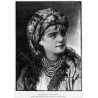 "Wieśniaczka Ukraińska. Rysunek Henryka Piątkowskiego, rytował J. Holewiński w Drzeworytni "Kłosów"."