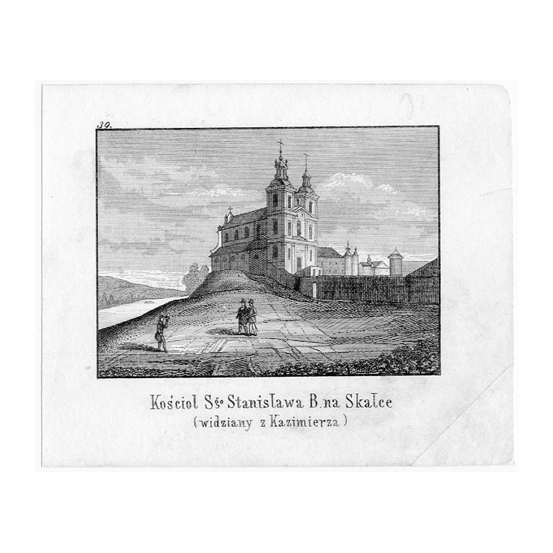"39. Kościoł Sgo Stanisława B. na Skałce (widziany z Kazimierza)"