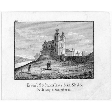 "39. Kościoł Sgo Stanisława B. na Skałce (widziany z Kazimierza)"