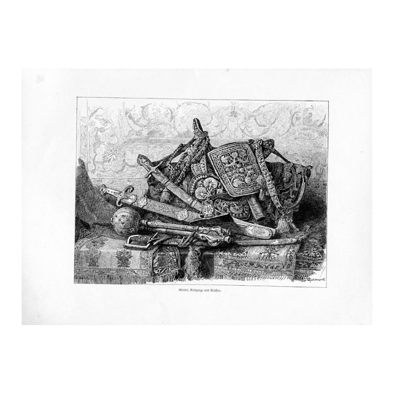 "Gürtel, Reitzeuge und Waffen." / "Gürtel, Reitzeuge und Waffen nach den Originalen in der Lubomirskischen Sammlung zu Lemberg