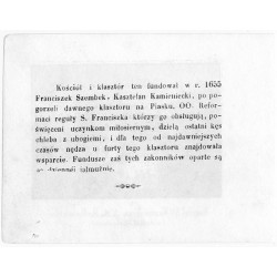 "27. Koscioł Sgo Kazimierza XX Reformatów (widziany od plantacyi)"