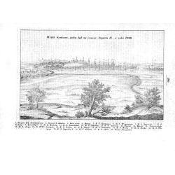"Widok Krakowa, jakim był za czasów Augusta II., w roku 1696"