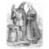 "Góral z pogranicza węgierskiego. Podolanka galicyjska, w stroju świątecznym."