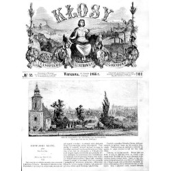 Widok Krakowa od Kościoła św. Salwatora / "WIDOK KRAKOWA OD KOŚCIOŁA Śgo SALWATORA. (Miedzioryt a l'eau forte Br. Zaleskiego.)"