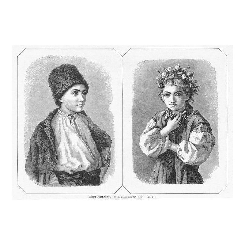 "Junge Kleinrussen. Zeichnungen von M. Kljas. [...]"