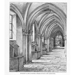 "Seitenschiff der Cistercienserkirche in Mogiła bei Krakau (XIII. Jahrhundert)."