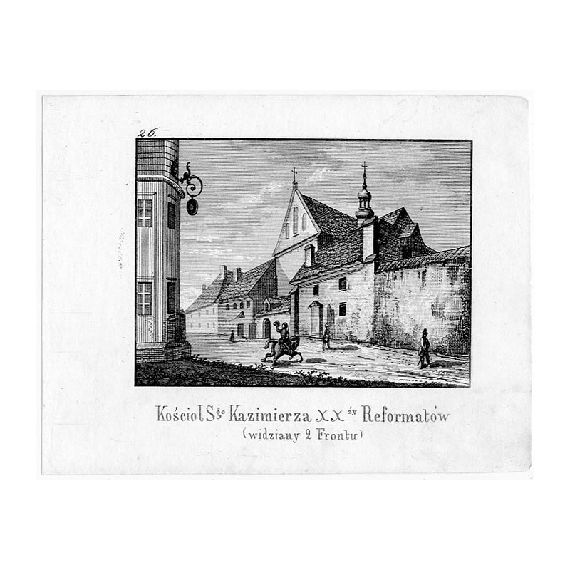 "26. Kościoł Sgo Kazimierza XXży Reformatów (widziany Z Frontu)"