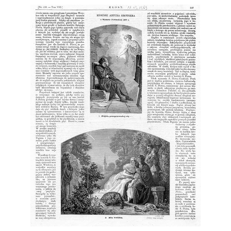 "I. Pójdź, przeprowadzę cię-... II Zła wróżba. (1154-55)"