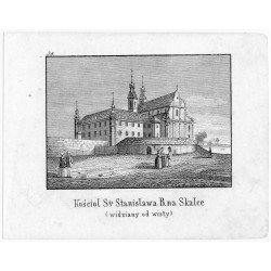 "38. Kościoł Sgo Stanisława B. na Skałce (widziany od wisły)"