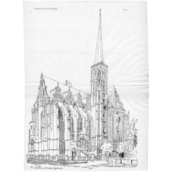 Kościół św. Krzyża / [1] "Blatt 2. Kreuzkirche in Breslau. Oberer Grundriss. Gothisch" [2] "Blatt 3. Langenschnitt der Kreuzkir