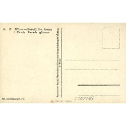 Nr 17. Wilno - Kościół Św. Piotra i Pawła. Fasada główna. Fot. Jan Bułhak Art. Fot.