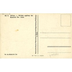 Nr 2. Wilno - Widok ogólny na Kościół Św. Jana. Fot. Jan Bułhak Art. Fot.
