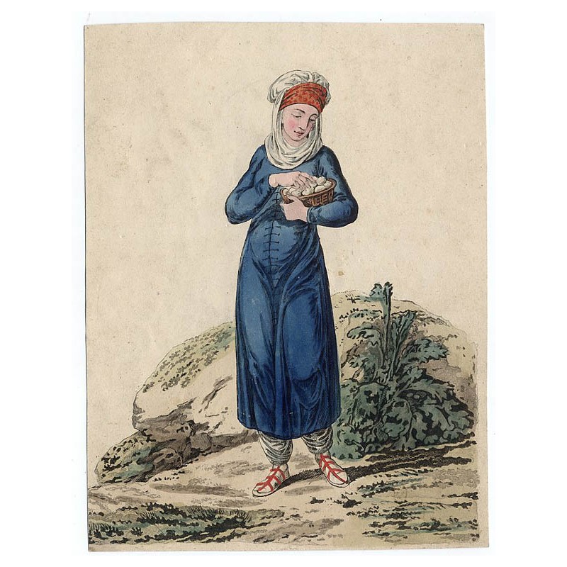 ("Flipovaner Bäuerinn aus der Bukovina")