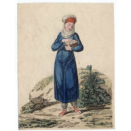 ("Flipovaner Bäuerinn aus der Bukovina")