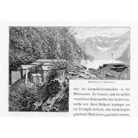 "Wassersperre in Máramaros."