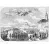 "Remise de la ville d'Eupatoria aux autorités russes. - D'aprés un dessin de M. H. de Montaut."