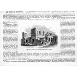 "Les ruines de Sébastopol: état actuel de l'ancien Club de la Noblesse."
