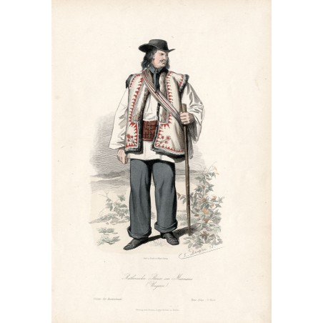 "Ruthenischer Bauer aus Marmaros (Ungarn)."