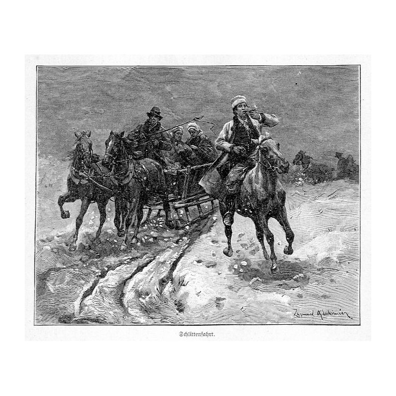 "Schlittenfahrt." / Kulig