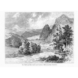 "Die Theiß zwischen Lonka und Trebusa (Máramaroscher Komitat)."