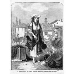 W Czerniowcach na Rynku, Obraz K. Młodnickiego, z Wystawy Obrazów we Lwowie (2513) / "W CZERNIOWCACH NA RYNKU. (Obraz K. Młodnic