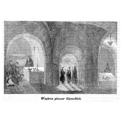 [1] "Widok peczerskiego monasteru w Kijowie." [2] "Wnętrze pieczar kijowskich."