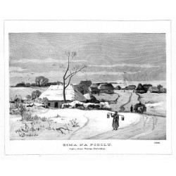Zima na Podolu. Kopia z obrazu Walerego Brochockiego. (6399) / "ZIMA NA PODOLU. Kopia z obrazu Walerego Brochockiego. (6399)"