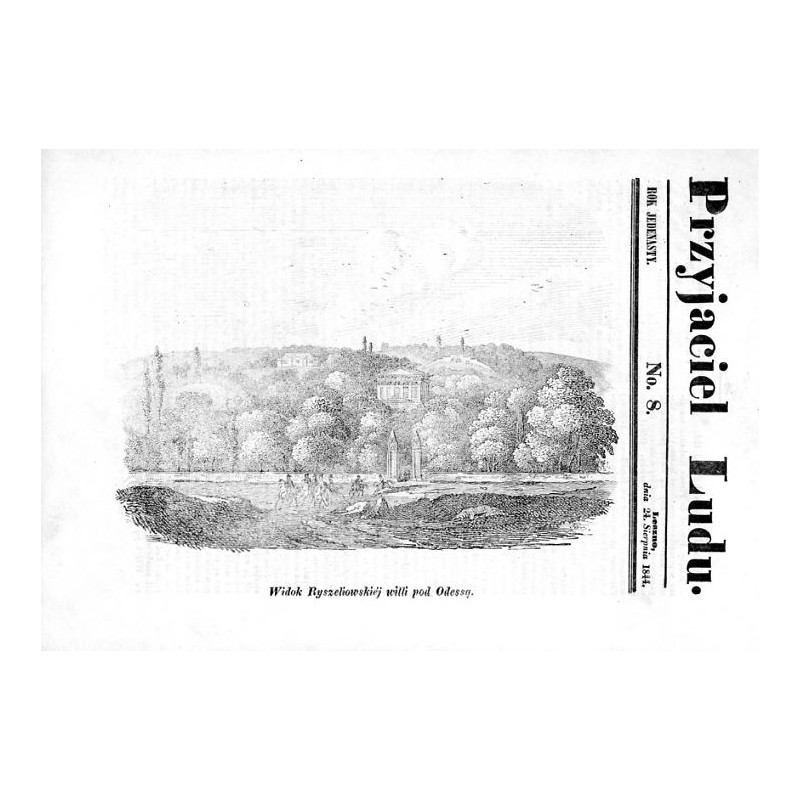 [1] "Widok Ryszeliowskiéj willi pod Odessą." [2] "Widok Odessy od Peresypu." [3] [kompozycja bez tytułu z 16 małymi widokami m