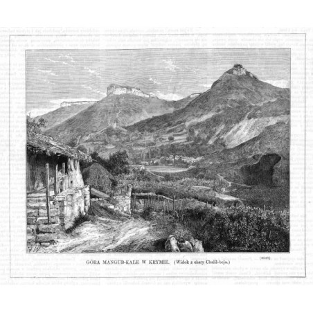 Góra Mangub-Kale w Krymie. (Widok z chaty Chalil-Beja) (2548) / "GÓRA MANGUB-KALE W KRYMIE. (Widok z chaty Chalil-beja.) (2548)"