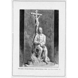 "Pomnik grobowy hr. Maurycego Poniatowskiego, w kościele śgo Stanisława w Kijowie. Rzeźba Wiktora Brodzkiego. 250"