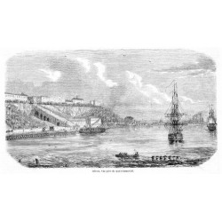 "Odessa. Vue prise du quai commercial."
