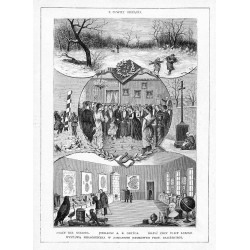 Warszawa: Ptacy bez gniazda. Jubileusz A. E. Odyńca. Krzyż przy ulicy Leszno. Wystawa Pedagogiczna w Zakładzie Naukowym prof. Ba