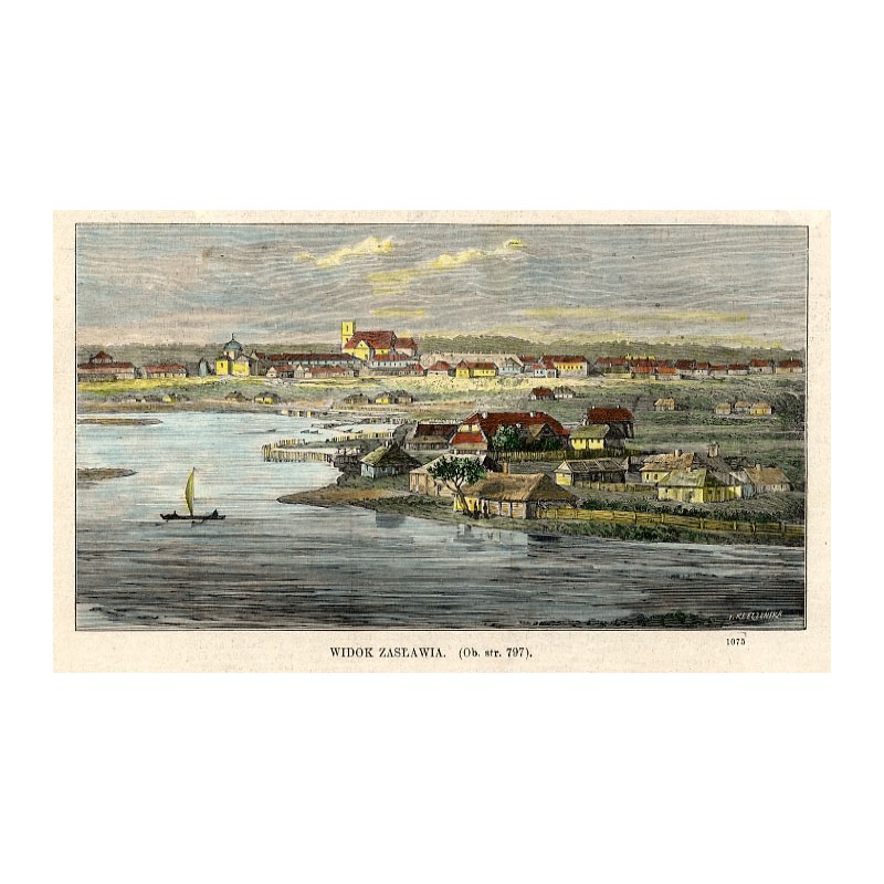 Widok Zasławia 1075 / "WIDOK ZASŁAWIA [...]. 1075"