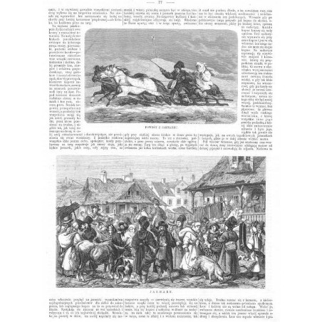 [1] Powrót z jarmarku [2] Jarmark / [1] "POWRÓT Z JARMARKU." [2] "JARMARK."