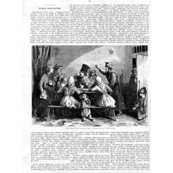 Typy wołyńskie [1] Karczemne gody [2] Obrzędy weselne [3] Obrzędy weselne, wszystkie wg szkiców hr. J. Młodeckiego /  [1] "TYP