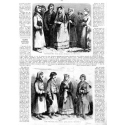 Typy wołyńskie [1] Karczemne gody [2] Obrzędy weselne [3] Obrzędy weselne, wszystkie wg szkiców hr. J. Młodeckiego /  [1] "TYP