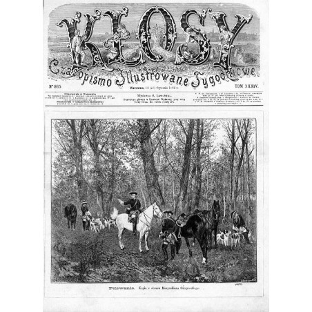 "Polowanie. Kopia z obrazu Maxymiliana Gierymskiego. (6177)"