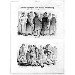 "Charakterystyka ulic miasta Warszawy. Szkice Franciszka Kostrzewskiego. Pod Bankiem. Marszałkowska. (1781-82)"