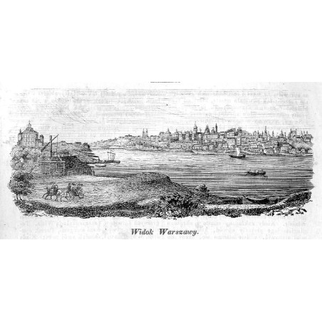 "Widok Warszawy."