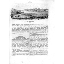 "Widok Warszawy."