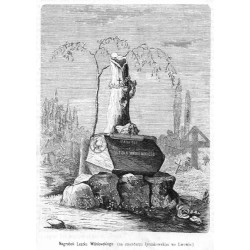 "Nagrobek Leszka Wiśniowskiego (na cmentarzu łyczakowskim we Lwowie.)"