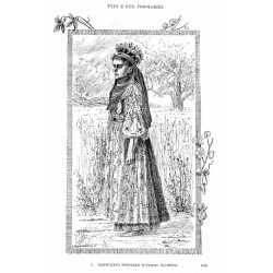 I. Dziewczyna podolska w stroju ślubnym. 7940 / "I. DZIEWCZYNA PODOLSKA W STROJU ŚLUBNYM. 7940"